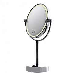 Косметическое зеркало с подсветкой Bemeta 112101622  латунь