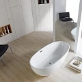 Акриловая ванна Azario LEEDS 168,5х84х58 LEE17085 белая глянцевая
