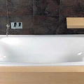 Стальная ванна BLB Europa 120x70 с ножками APMROBZF B20E22001 белая глянцевая
