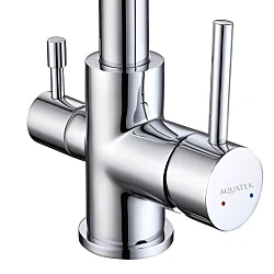 Смеситель для кухни Aquatek AQ1085CR с краном для питьевой воды, хром