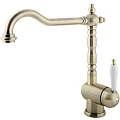 Смеситель для кухни Timo Morea 2406F antique золото