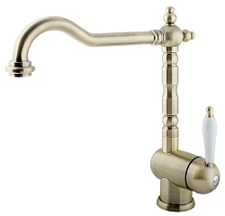 Смеситель для кухни Timo Morea 2406F antique золото
