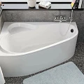 Акриловая ванна Vagnerplast Selena 160x105 VPBA163SEL3LX-04 левая, белая глянцевая