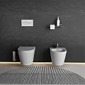 Биде подвесное Ceramica Nova Forma CN3012 белый глянец