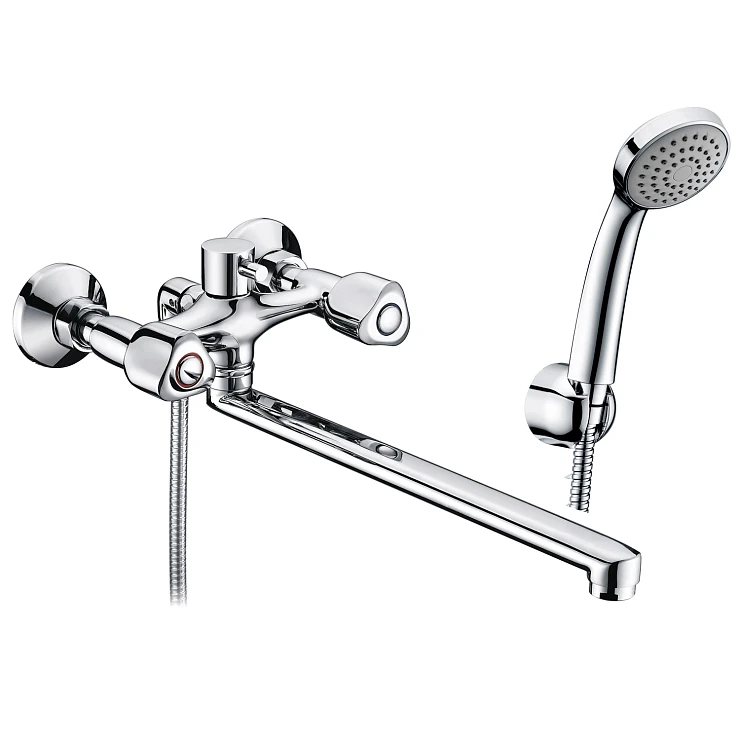 Смеситель для ванны с душем Wasserkraft Amper 2902L хром
