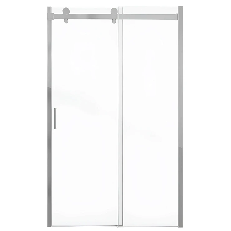 Душевая дверь в нишу Bravat Wave 120x200см BD120.4102S профиль хром, стекло прозрачное