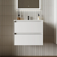 Тумба под раковину Sancos Cento 60 CN60W белый глянец