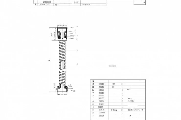 Смеситель встраиваемый для душа Bravat Source PB8173218BW-3-ENG черный