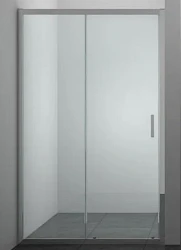 Душевая дверь в нишу Golden Frog 140x200см GF-146 профиль хром, стекло прозрачное