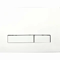 Кнопка смыва KKPol Vitrum Metal Slim 350/PSM/010-00-00 белая матовая