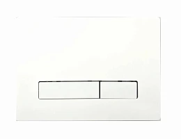 Кнопка смыва KKPol Vitrum Metal Slim 350/PSM/010-00-00 белая матовая