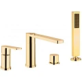 Смеситель на борт ванны Cezares Glam GLAM-BVDM4-OI золото