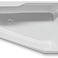 Акриловая ванна Riho Rething Space 160x75 Plug & Play B112009005 левая, белая глянцевая