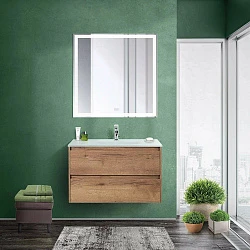 Раковина встраиваемая BelBagno Etna 80см BB810/465-LV-VTR-BO белая матовая