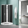 Душевая кабина Azario Denver 90х90см AZ-N10806 900 профиль хром, стекло прозрачное