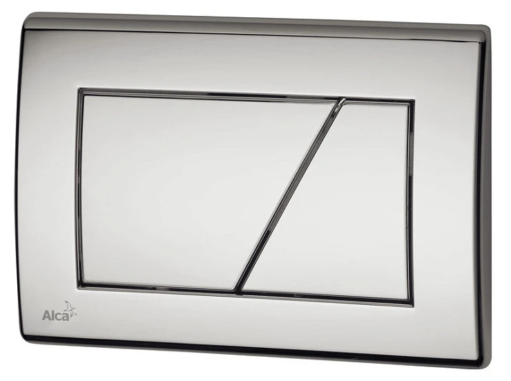 Кнопка смыва AlcaPlast M171 хром матовая