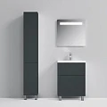 Шкаф-пенал AM.PM Gem 30см M90CSR0306GM графит матовый