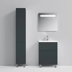 Шкаф-пенал AM.PM Gem 30см M90CSR0306GM графит матовый
