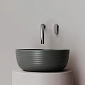 Раковина накладная Ceramica Nova Element CN6073MDH темный антрацит матовый