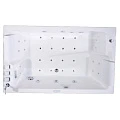 Акриловая ванна Orans BT62115B R 170x100см 62115R0 с гидромассажем, белая глянцевая