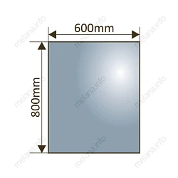 Зеркало Melana MLN-LED006 600x800 с подсветкой