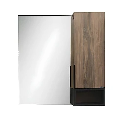 Зеркало-шкаф Comforty Штутгарт 75 00004151037CF дуб темно-коричневый
