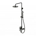 Душевая стойка Bravat Rhein F6429564BW-A-ENG черная