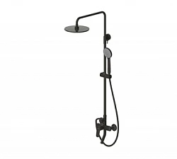 Душевая стойка Bravat Rhein F6429564BW-A-ENG черная