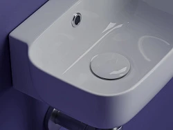 Раковина подвесная Ceramica Nova Element CN6074L белая глянец