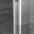 Душевая дверь в нишу Cezares 150см LUX-SOFT-BF-1-150-C-Cr профиль хром, стекло прозрачное