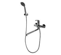 Смеситель для ванны с душем Bravat FIT F6135188CP-LB-RUS хром