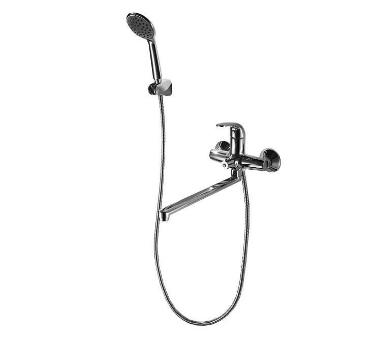 Смеситель для ванны с душем Bravat FIT F6135188CP-LB-RUS хром