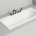 Ванна из искусственного камня Salini ORNELLA KIT 170x75 встраиваемая 102411G белая глянцевая