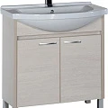 Тумба с раковиной Aquanet Донна 80 212827 белый дуб