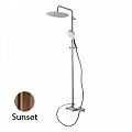Душевая стойка Cezares Leaf LEAF-CVDA-30-SS Sunset бронза
