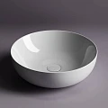 Раковина накладная Ceramica Nova Element CN5024 белая глянцевая