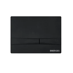 Кнопка смыва Berges Novum F5 040055 черная матовая