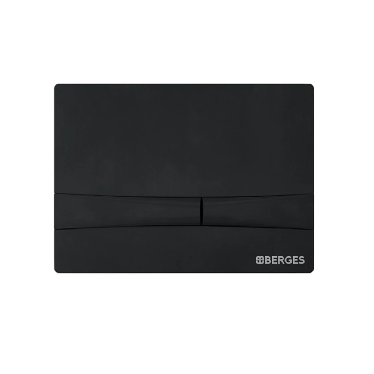 Кнопка смыва Berges Novum F5 040055 черная матовая