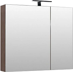 Зеркало-шкаф Aquanet Нью-Йорк 100 203955 темное дерево