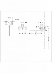 Смеситель для биде Bravat Drop F34898C хром