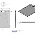 Душевой поддон Vincea 120х90см VST-4SRL9012A черный