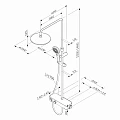 Душевая стойка AM.PM Inspire 2.0 F0750A400 хром