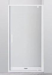 Душевая дверь в нишу Cezares 110см RELAX-BF-1-110-P-Bi профиль серый, стекло рифленое