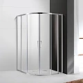 Душевой уголок Cezares Molveno 100x100см MOLVENO-R-22-80+20-C-Cr-IV профиль хром, стекло прозрачное