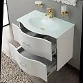 Тумба под раковину Cezares PETALO-1000-2C-SO-BL-P Bianco Lucido