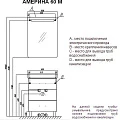 Тумба под раковину Aquaton Америна М 60 1A168901AM430 темно-коричневая