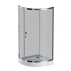 Душевой уголок AM.PM Like 90x90см W83G-315-090CG профиль хром, стекло тонированное