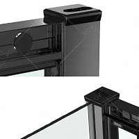 Душевой уголок RGW Classic CL-44B (885-900)*(985-1000)x1850 стекло прозрачное, профиль черный