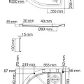 Душевой поддон Wasserkraft Isen 90x90см 26T01 белый