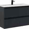 Тумба с раковиной Allen Brau Eclipse 100 антрацит матовый